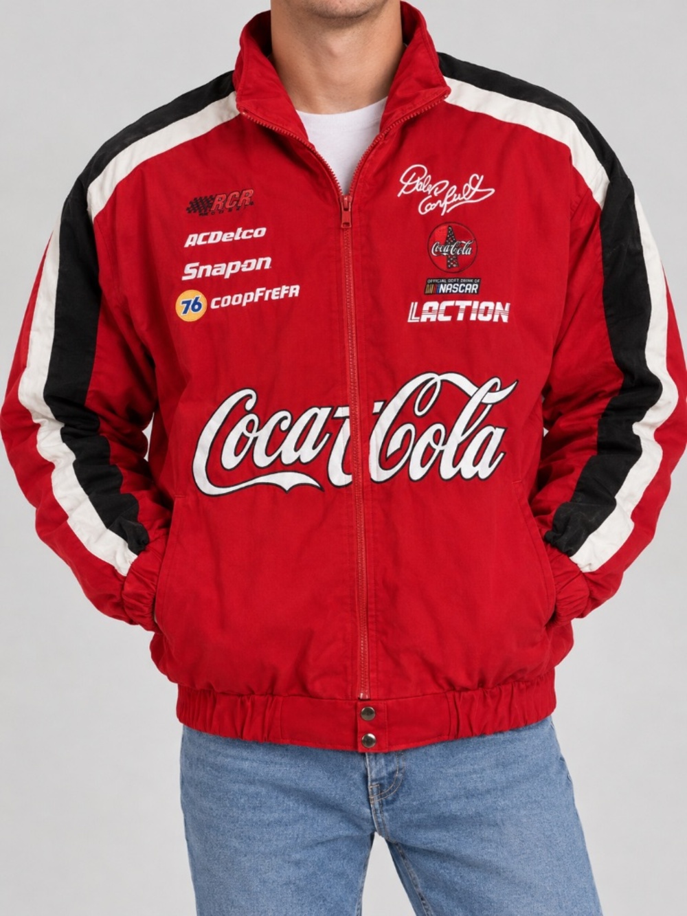 NASCAR Coca-Cola racing breaker jacket, men’s medium
